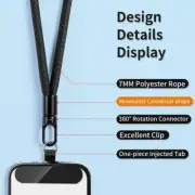 1pcs Adjustable Elastic Mobile Phone Lanyard Colorful Wrist AU Strap Phone R9C8