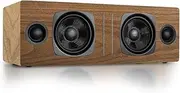 Audioengine B2 Wireless Bluetooth Speaker Home Music System, AUX Audio - Walnut