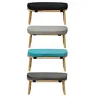 Meditation Bench Yoga Stool Folding Ergonomic Seat Comfort Bamboo Kneeling Stool