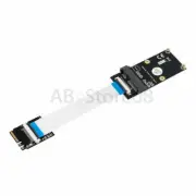 M.2 (NGFF) key A/E/A+E to Mini PCI-E Adapter with FFC Cablecase