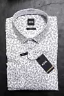 Hugo Boss Men's Hank Kent Slim Fit Stretch Cotton Dress Shirt 41 16