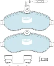Bendix Euro+ Front Brake Pad Set for Citroen Dispatch 2.0L RHK Diesel 2007-2012