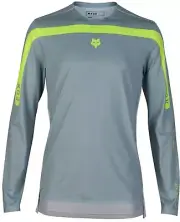 Fox Racing Flexair Race Aviation Mens Long Sleeve MTB Jersey Gunmetal