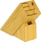Kershaw Slimline Bamboo 6-Slot Kitchen Fixed Blade Knife Holder Block - DM0847