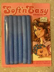 Vintage SOFT 'N EASY Foam Hair Rollers, Package of SIX, Unopened, NOS