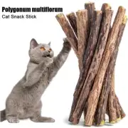 5X Catnip Cat Sticks Dried Natural Matatabi Silvervine Chew Toy Teeth Clean Bag