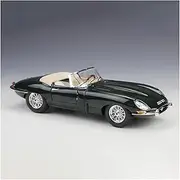 Scale Finished Model Car 1:18 Scale for Jaguar E-Type Coupe Car Model Diecast Metal Vehicle Collection Ornaments Souvenir Miniature Replica Car