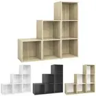 3 Piece TV Stereo HiFi Cabinet Unit Stand Set Chipboard Multi Colours vidaXL