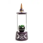 Cauldron Glass Case LED Backflow Incense Burner