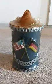 Rein/Maine A.B. US AIR FORCE-GERMANY Gunter Kerzen PILLAR CANDLE Made in Germany