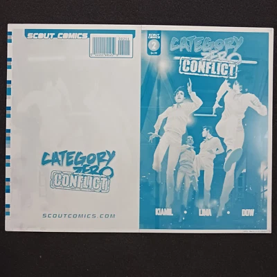Category Zero: Conflict #2 - Cover - Cyan - Comic Printer Plate - PRESSWORKS - T