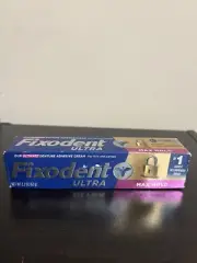 Fixodent Ultra Max Hold Secure Denture Adhesive Cream for Full and Partial