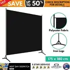 Room Divider Panel Privacy Screen Partition Stand Black 175x180 cm Dividers Fold