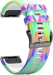 [RAYESS] 22 26mm Silicone Watchbands Quick Release Strap For Garmin Fenix 6 6X Pro 5X 5 Plus 3HR Fenix 7X 7 Forerunner 935 945 Watch Band
