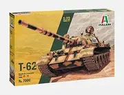 Italeri 7006 7006S 1:72 Rus. T-62 Battle Tank True to The Original Replica, Model Making, Plastic kit, Crafts, Hobbies, Gluing, Model kit, Assembly, unpainted, Multicoloured, 1.57 x 10.24 x 6.5