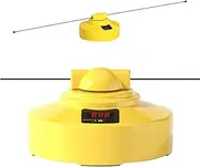 Generic Smart Jump Rope Machine, Kids Exercise Equipment - Intelligent Rope Skipping Machine, 1-10 Speed Adjustment, Silent, ABS Material, Yellow Grip