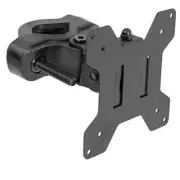 Steel Universal Bracket Pole Mount with Removable 75mm and 100mm VESA Black