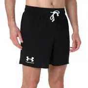 Under Armour Men's Rival Terry 6-inch Short Black/Onyx White (S-XXL)