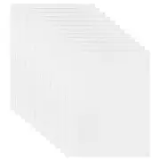 12x9" Canvas Boards for Painting, 12Pack 100%Cotton Blank Canvas Panel, White