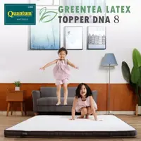在飛比找蝦皮購物優惠-Quantum Topper 床墊綠茶乳膠 Dna 8Cm 