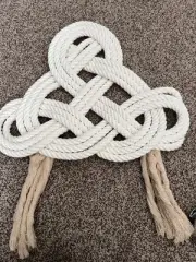 Trinity Hand Knotted Macrame Wall Hanging