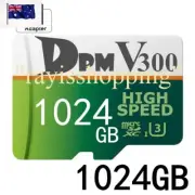 DPM 1024GB 1TB GREEN/WHITE V300 Micro SD TF Card XC MicroSD Adapter Memory Video