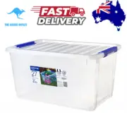 NEW Sistema Storage Organiser 27L - Clear - Home Storage Container Bulk Storage