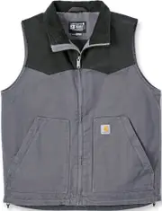 Carhartt Montana Rugged Flex Relaxed Fit Duck Vest, black-grey, Size 2XL for Men Black Grey