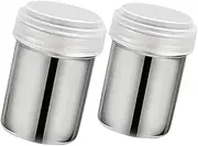 Sturdy Stainless Steel Sugar Powder Shaker Duster Fine Mesh Cocoa Flour Dispenser Reusable Baking Tool