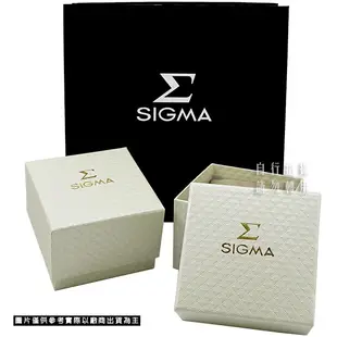 【SIGMA】9815M-1 簡約時尚 藍寶石鏡面 鋼錶帶 日期 三眼男錶 黑/銀 42mm 台南 時代鐘錶