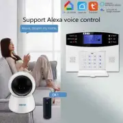 433mhz WirelessWired Home Security WIFI GSM Alarm System Intercom Remote Control