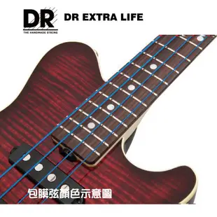 DR EXTRA LIFE CBE-10 手工電吉他弦10-46 藍色 抗鏽包膜【i.ROCK 愛樂客樂器】
