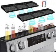 Stove Top for Silicone Shelf,30 Inch Magnetic Shelf Over the Stove Spice Rack...