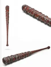 Barbed Wire Bat Negan’s Lucille Walking Dead 1:1 Scale Foam Cosplay 33”