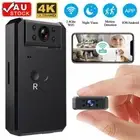 4K HD Mini Wifi Wireless IP Hid--den Camera Security Cam Network Monitor AU