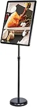 A2 Sign Holder,Poster Stand Floor Standing Snap Frame Aluminum Display Stand,Poster Board Menu Holder,Adjustable Notice Stand for Wedding/Business Activities Display