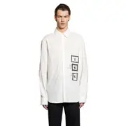 [ANN DEMEULEMEESTER] Andre ''Doves'' Shirt in Light Cotton White
