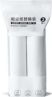 Generic Lints Roller Refill Sticky Sheet Lints Roller Refill Rolls for Removes Dust, and Pet Hair, 24cm 2pcs