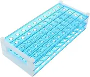 Test Tube Storage Rack 50 Holes Plastic Test Tube Holder 16mm Diameter for Lab Use