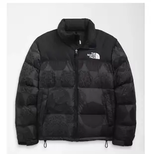 【THE NORTH FACE】冬奧限量版 北面UE男款印花拼接防潑水保暖羽絨外套 5IX4