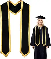 [Generic] Graduation Sash | Adult Graduation Stole Sash Stoles | Long Graduation Stole With Trim Angled End for High School College University Men Women
