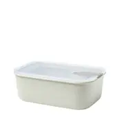 Mepal Food Storage Box w/ EasyClip Lid Rectangle 1L - Nordic White