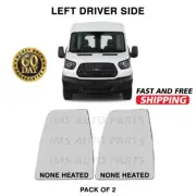 Ford Transit Cargo 150 250 350 Mirror Glass Big Set of 2 LH Driver 2014 To 2019