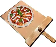 EZ Pizza Peel 12 (Actual Size 11.89") - Professional self-Launching Pizza Peel - Sliding Peel