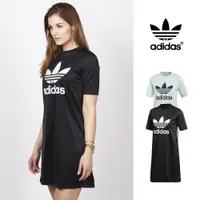 在飛比找蝦皮商城優惠-Adidas Originals 黑 洋裝 女款 休閒 緞面