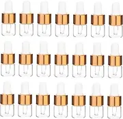 100pcs Refillable Essential Oil Dropper Bottles Portable Glass Containers for Travel Leak Design for Perfumes and Aromatherapy
