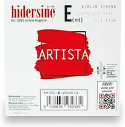 Hidersine Artista Violin E String – Premium Steel Core – 1/2 Size – Balanced Response for Student Violinists