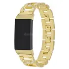 For Fitbit Charge 3/4/5 Metal Diamond Studded Stainless Steel Watch Strap SALE