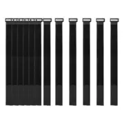 16 Pack 1x18 Inch Hook and Loop Reusable Nylon Fastening Cable Securing Straps
