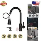 Motion Sensor Hands-Free Kitchen Faucet - Pull Down Sprayer & Soap Dispenser